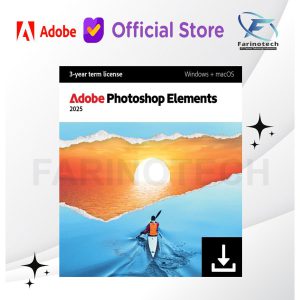 Adobe Photoshop Elements 2025 PC/ Mac 1 User 3 Tahun