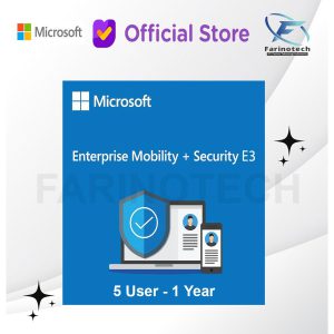 Microsoft Enterprise Mobility + Security E3 - 5 User 1 Tahun