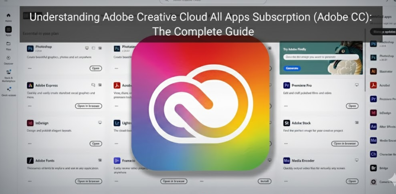 Understanding Adobe Creative Cloud All Apps Subscription (Adobe CC): The Complete Guide