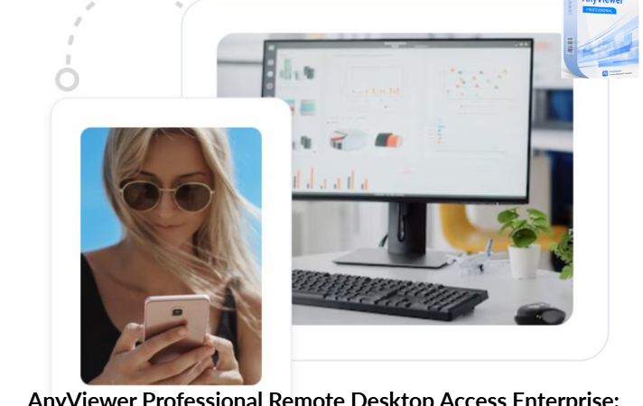 AnyViewer Professional Remote Desktop Access Enterprise: Secure and Seamless Remote Connection for Businesses