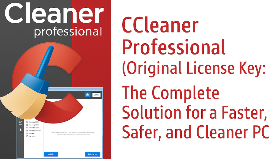CCleaner Professional (Original License Key): The Complete Solution for a Faster, Safer, and Cleaner PC
