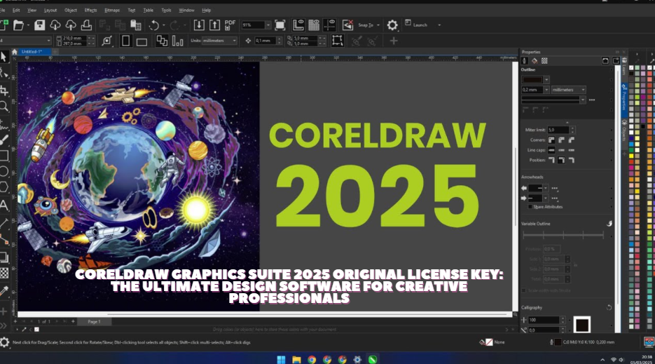CorelDRAW Graphics Suite 2025 Original License Key: The Ultimate Design Software for Creative Professionals
