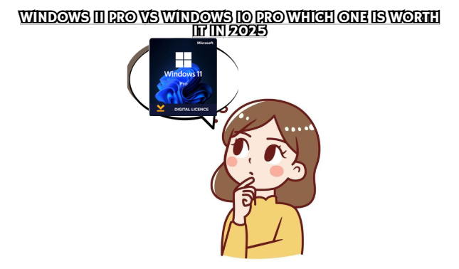 Windows 11 Pro vs Windows 10 Pro Which One Is Worth It in 2025