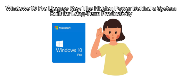 Windows 10 Pro License Key: The Hidden Power Behind a System Built for Long-Term Productivity