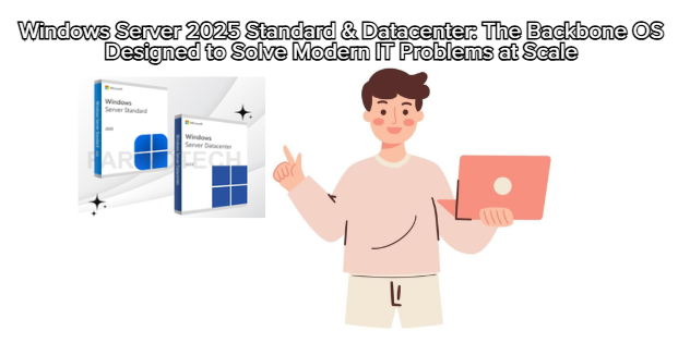 Windows Server 2025 Standard & Datacenter: The Backbone OS Designed to Solve Modern IT Problems at Scale