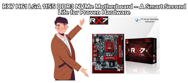 RX7 H61 LGA 1155 DDR3 NVMe Motherboard – A Smart Second Life for Proven Hardware