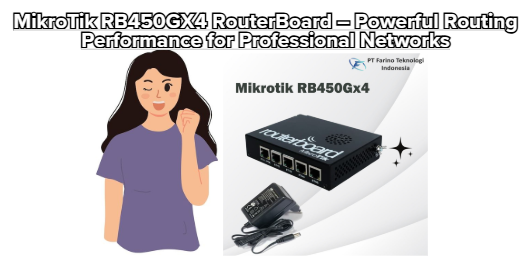 MikroTik RB450GX4 RouterBoard – A Compact Powerhouse for Advanced Wired Networks