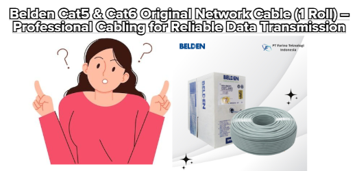 Belden Cat5 & Cat6 Original Network Cable (1 Roll) – Professional Cabling for Reliable Data Transmission