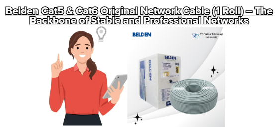 Belden Cat5 & Cat6 Original Network Cable (1 Roll) – The Backbone of Stable and Professional Networks