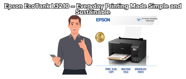 Epson EcoTank L3210 – Everyday Printing Made Simple and Sustainable