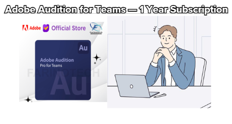 Adobe Audition for Teams — 1 Year Subscription