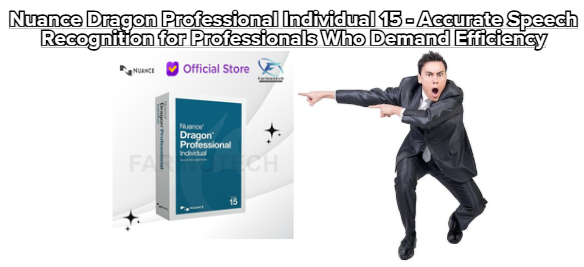 Nuance Dragon Professional Individual 15 – Accurate Speech Recognition for Professionals Who Demand Efficiency