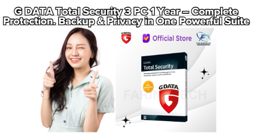 G DATA Total Security 3 PC 1 Year – Complete Protection. Backup & Privacy in One Powerful Suite