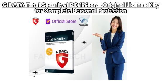 G DATA Total Security 1 PC 1 Year – Original License Key for Complete Personal Protection