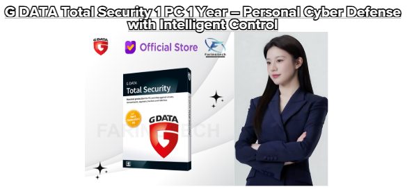 G DATA Total Security 1 PC 1 Year – Personal Cyber Defense with Intelligent Control