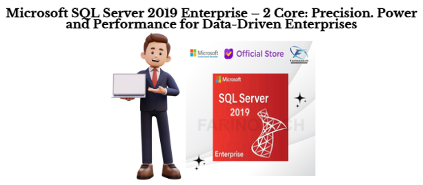 Microsoft SQL Server 2019 Enterprise – 2 Core: Precision. Power and Performance for Data-Driven Enterprises