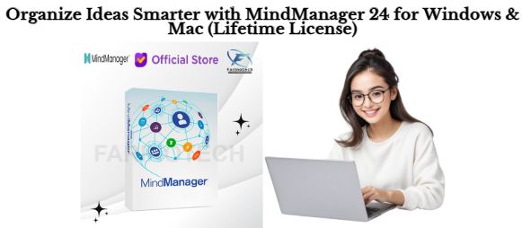 Organize Ideas Smarter with MindManager 24 for Windows & Mac (Lifetime License)