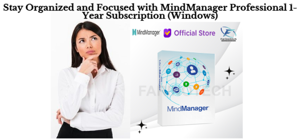 Stay Organized and Focused with MindManager Professional 1-Year Subscription (Windows)