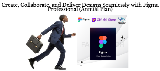Create. Collaborate and Deliver Designs Seamlessly with Figma Professional (Annual Plan)