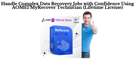Handle Complex Data Recovery Jobs with Confidence Using AOMEI MyRecover Technician (Lifetime License)